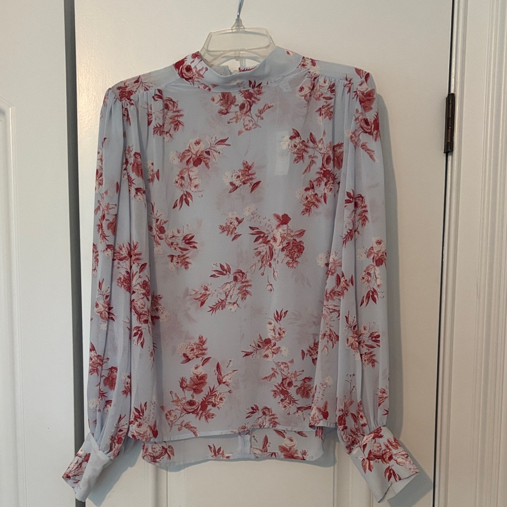 Express Floral Blouse - sz M NWT